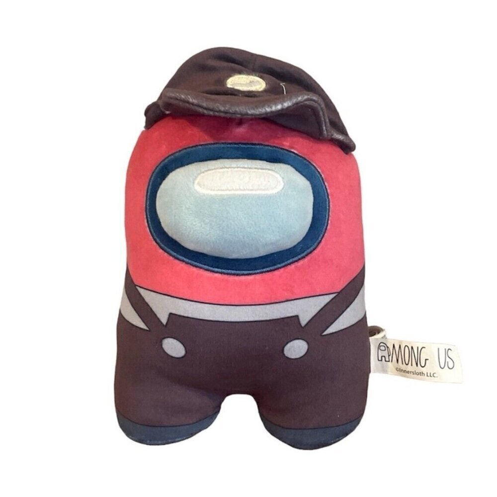 Among Us 8" Miner Crewmate Plush EUC Innersloth Toikido Just Toys